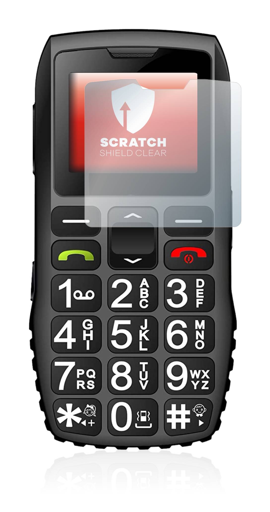 upscreen Schutzfolie für artfone C1 + Kratzschutz Anti-Fingerprint Klar