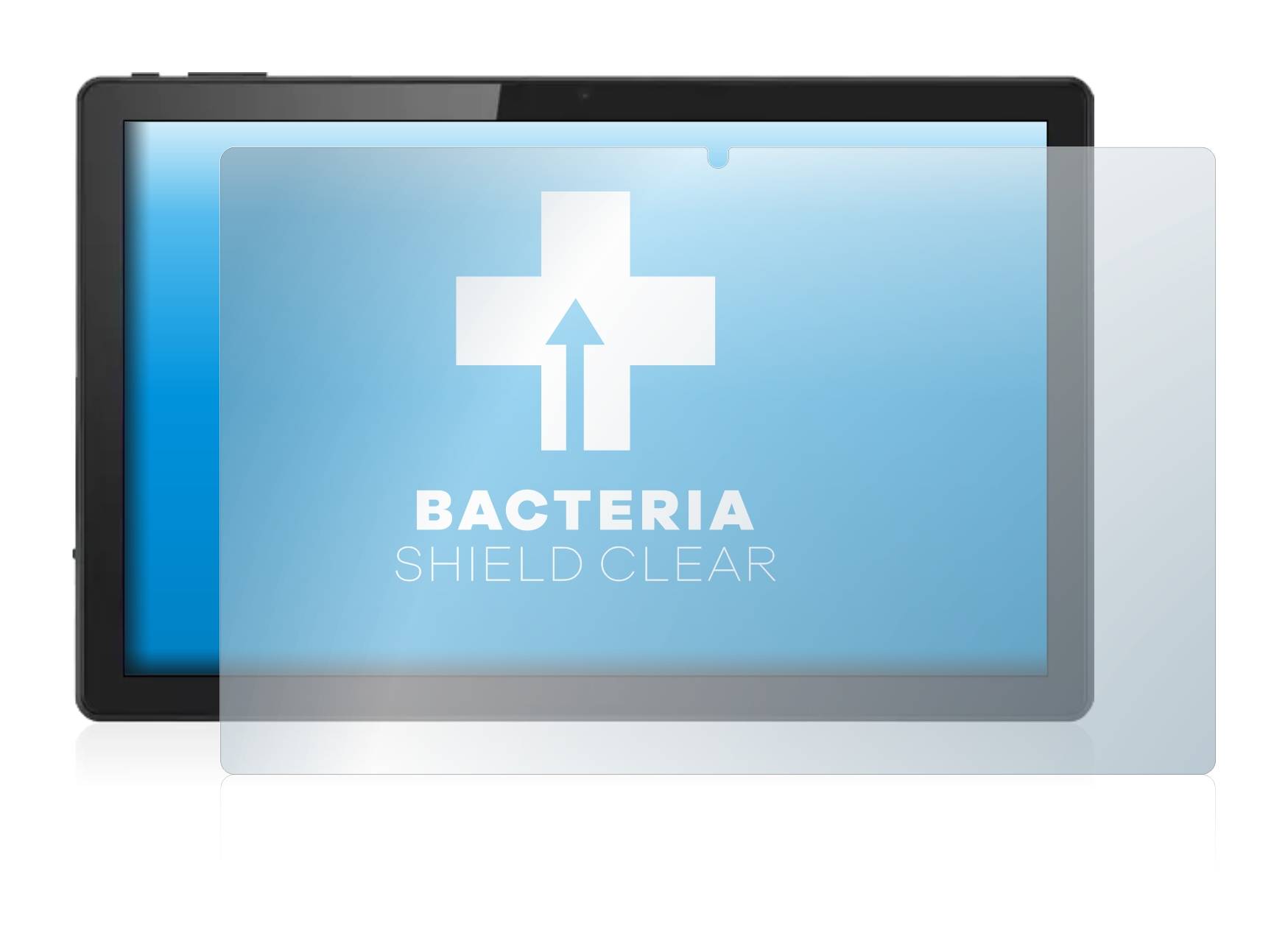 upscreen Bacteria Shield Clear Premium Antibakterielle Displayschutzfolie für Acer ACTAB1422