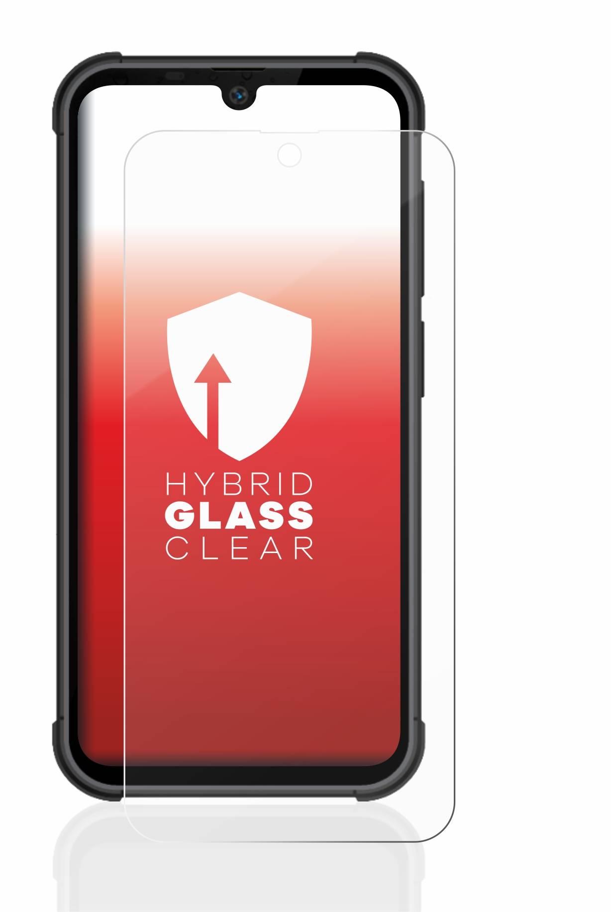 upscreen Flexible Schutz Glas Folie für Beafon MX1 premium Schutzglas 9H Hybridglas Klar