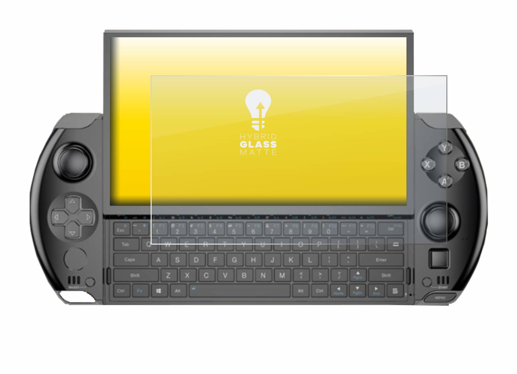 upscreen Flexible Schutz Glas Folie für GPD Win 4 Schutzglas 9H Hybridglas Matt Entspiegelt