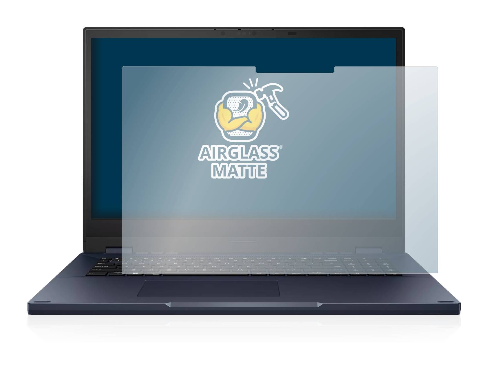 BROTECT AirGlass Matte Schutzglas Folie für Asus ExpertBook B6 Flip (12.