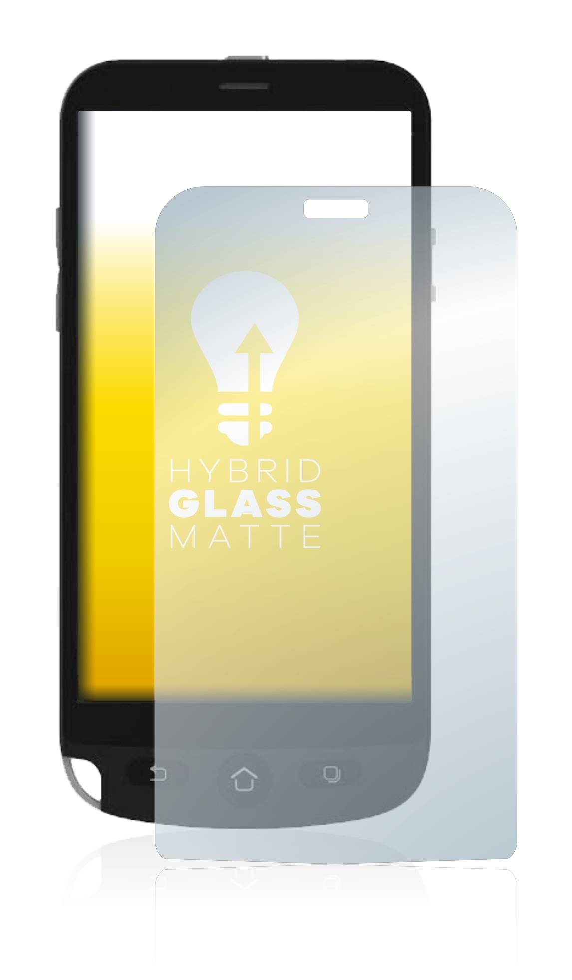 upscreen Flexible Schutz Glas Folie für swissvoice G50 Schutzglas 9H Hybridglas Matt Entspiegelt