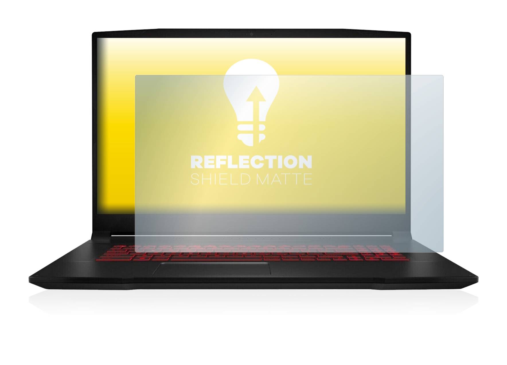 upscreen Reflection Shield Matte Premium Displayschutzfolie für MSI Katana
