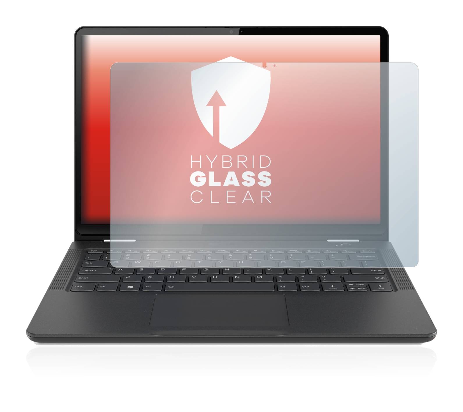 upscreen Flexible Schutz Glas Folie für Lenovo Yoga 13W Schutzglas 9H Hybridglas Klar