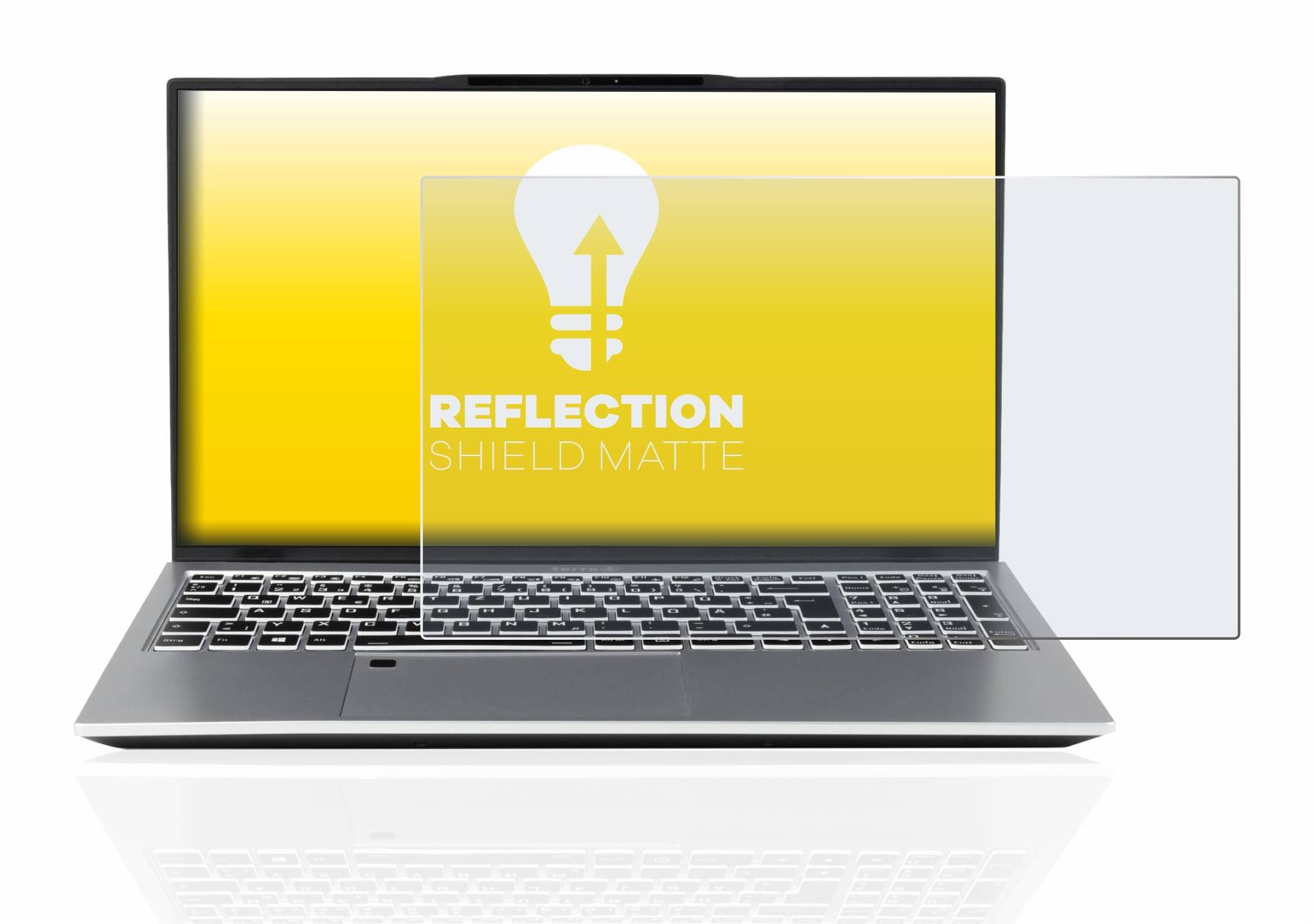 upscreen Reflection Shield Matte Premium Displayschutzfolie für Wortmann Terra Mobile
