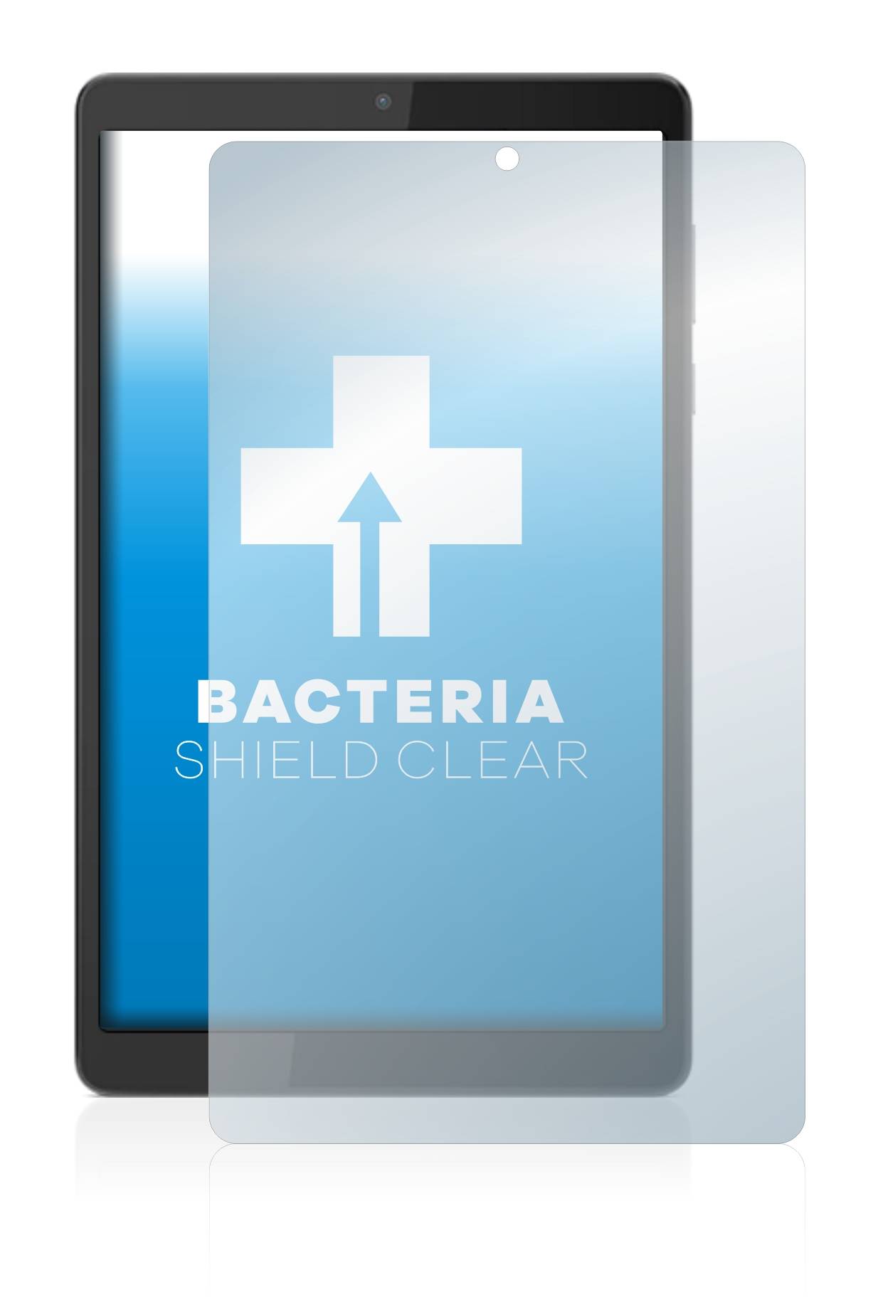 upscreen Bacteria Shield Clear Premium Antibakterielle Displayschutzfolie für Lenovo Tab M8