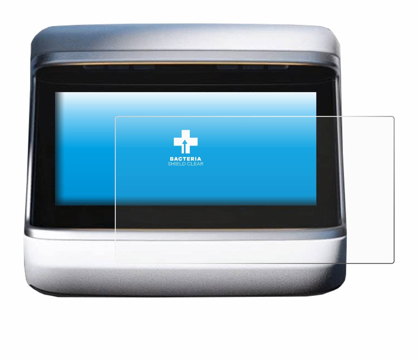 upscreen Bacteria Shield Clear Premium Antibakterielle Displayschutzfolie für Tesla Model X