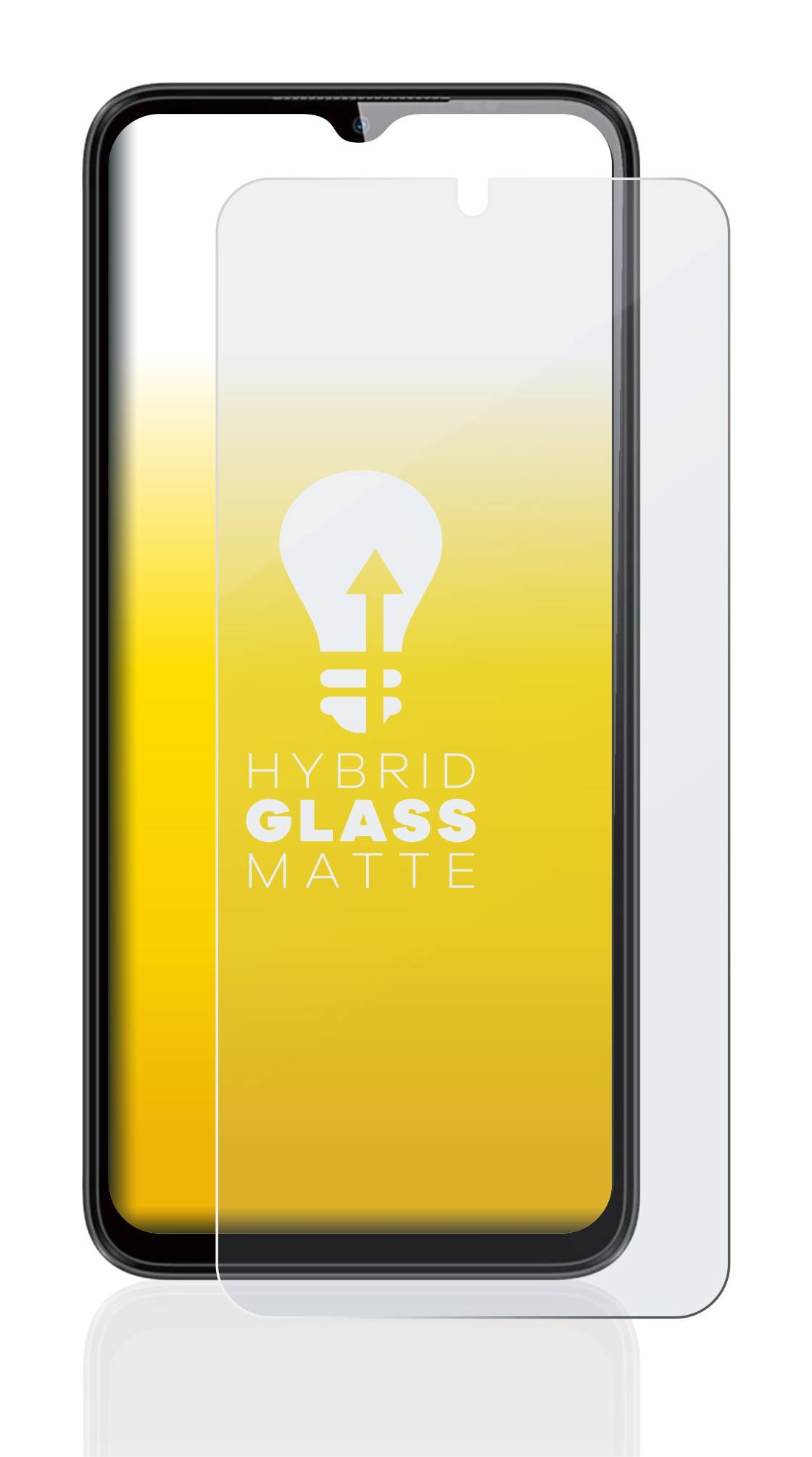 upscreen Flexible Schutz Glas Folie für Oukitel C31 Pro Schutzglas 9H Hybridglas Matt Entspiegelt