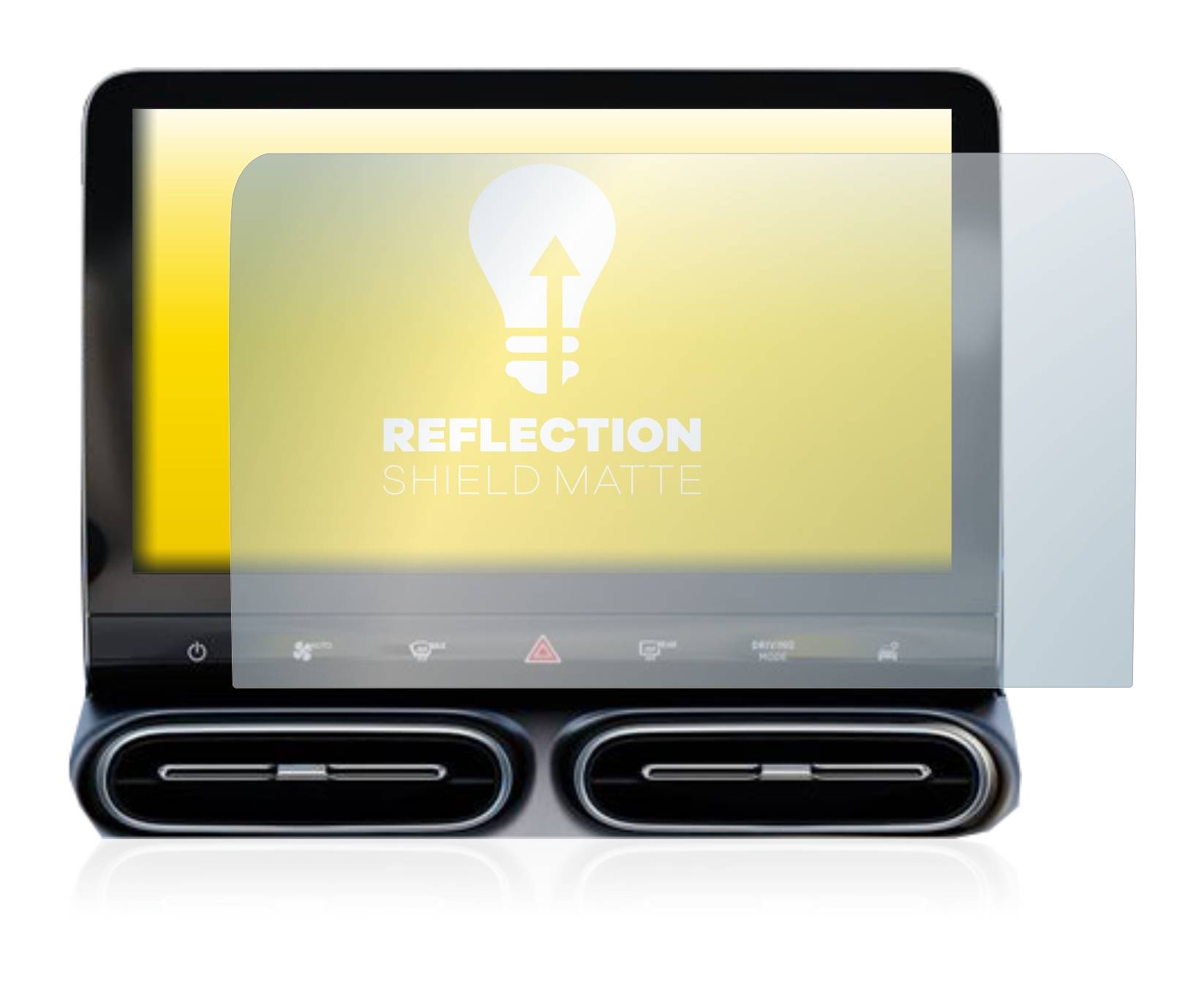 upscreen Schutzfolie für Smart #1 Pro+ 12,8" central display Folie Matt Entspiegelt Anti-Reflex
