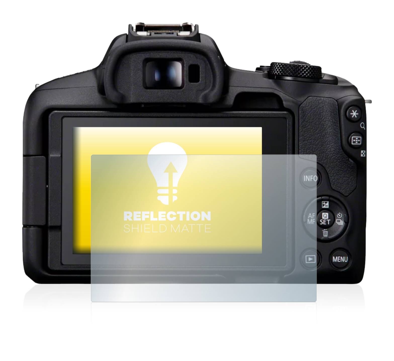upscreen Schutzfolie für Canon EOS R50 Folie Matt Entspiegelt Anti-Reflex