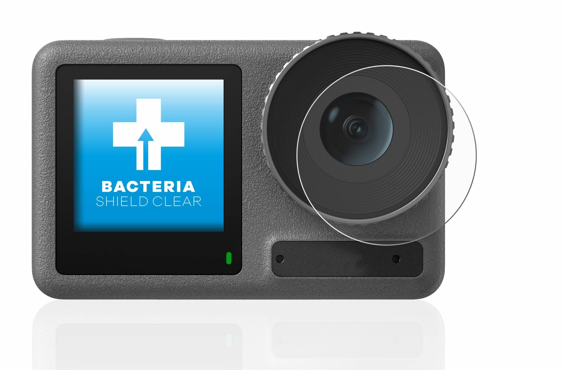 upscreen Bacteria Shield Clear Premium Antibakterielle Displayschutzfolie für DJI Osmo