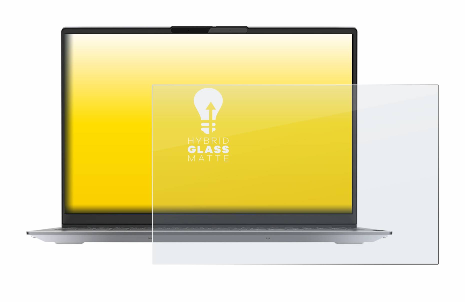 upscreen Hybrid Glass Matte Premium Schutzglas Folie für Lenovo ThinkBook 16 Gen