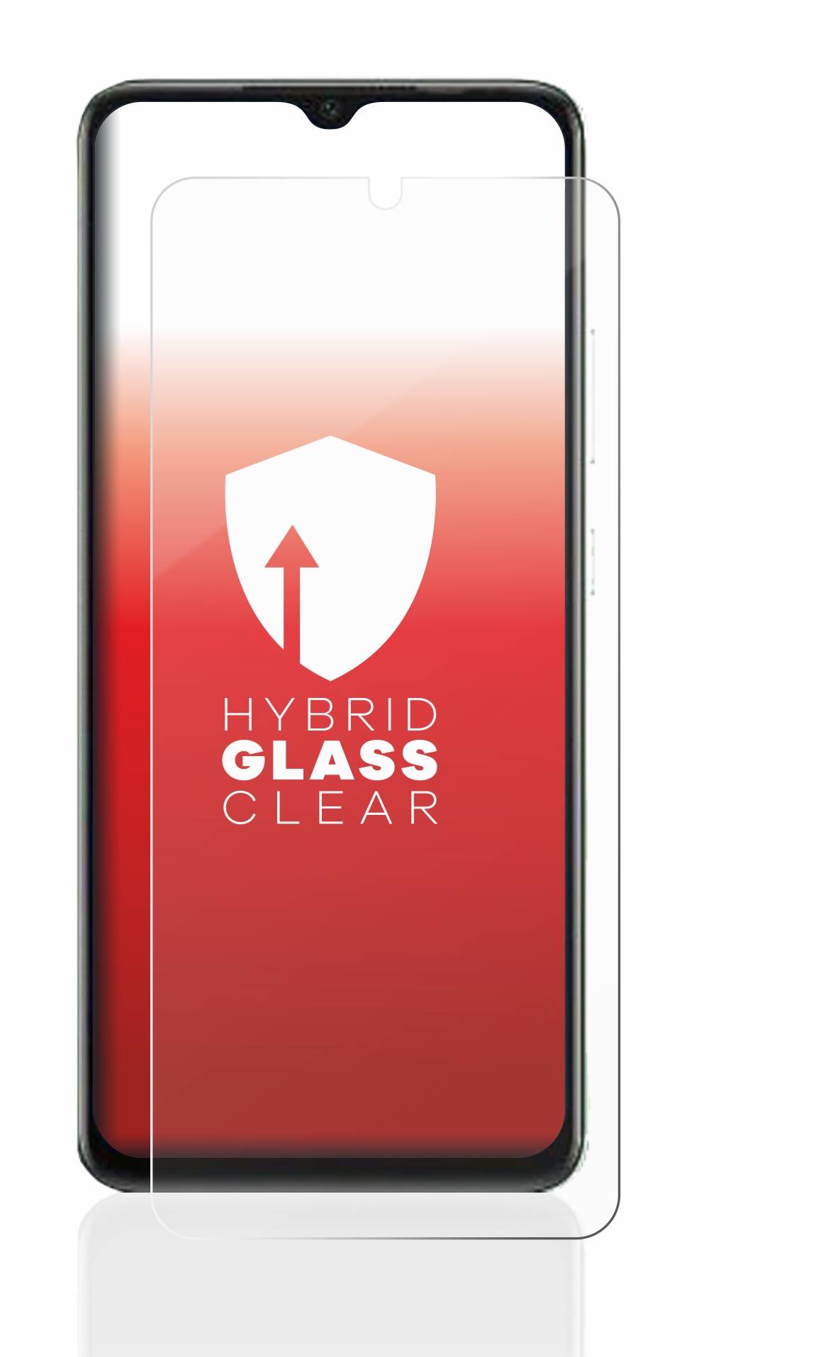 upscreen Flexible Schutz Glas Folie für Infinix Smart 7 Schutzglas 9H Hybridglas Klar