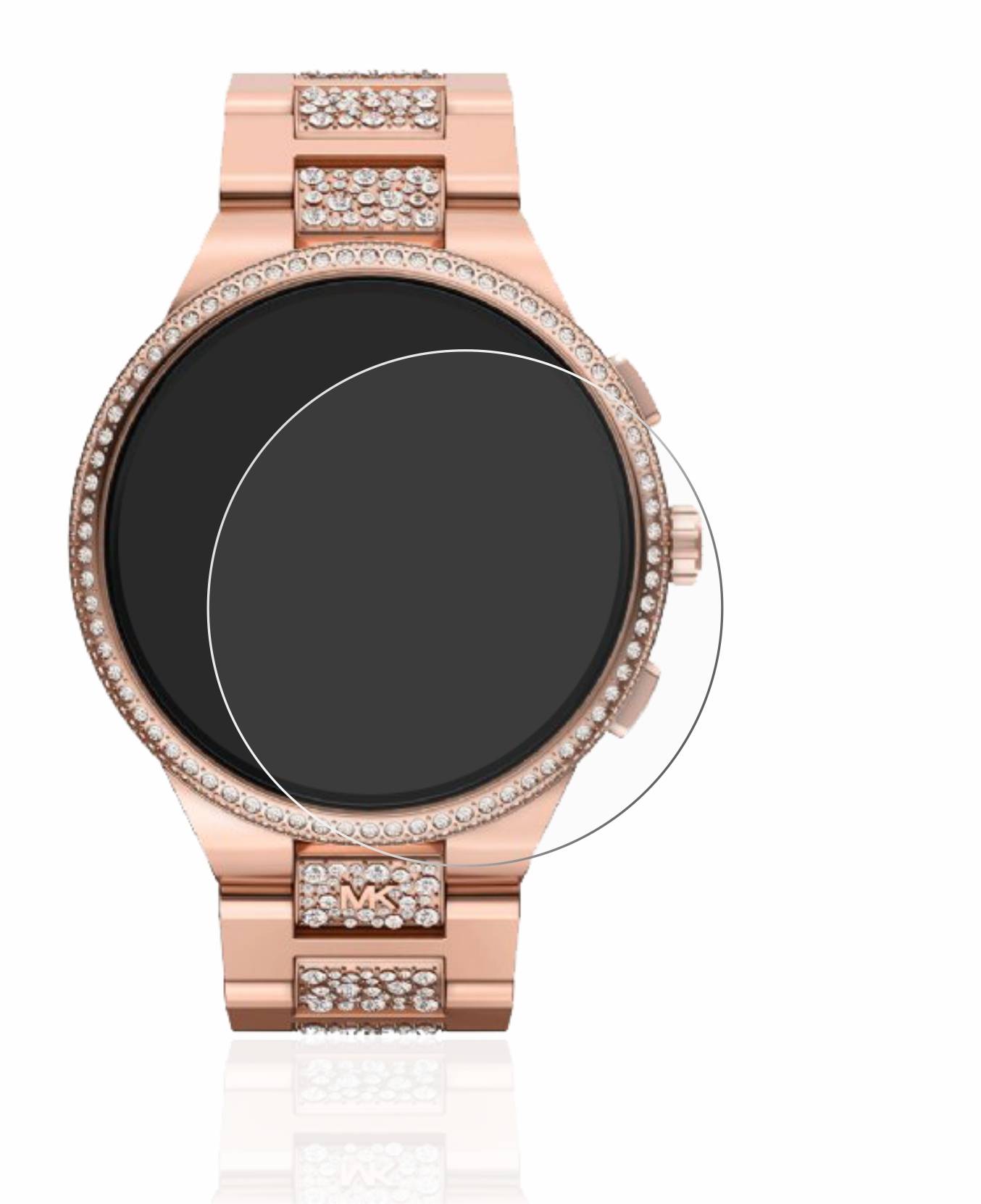 upscreen Scratch Shield Clear Premium Displayschutzfolie für Michael Kors Camille Gen 6