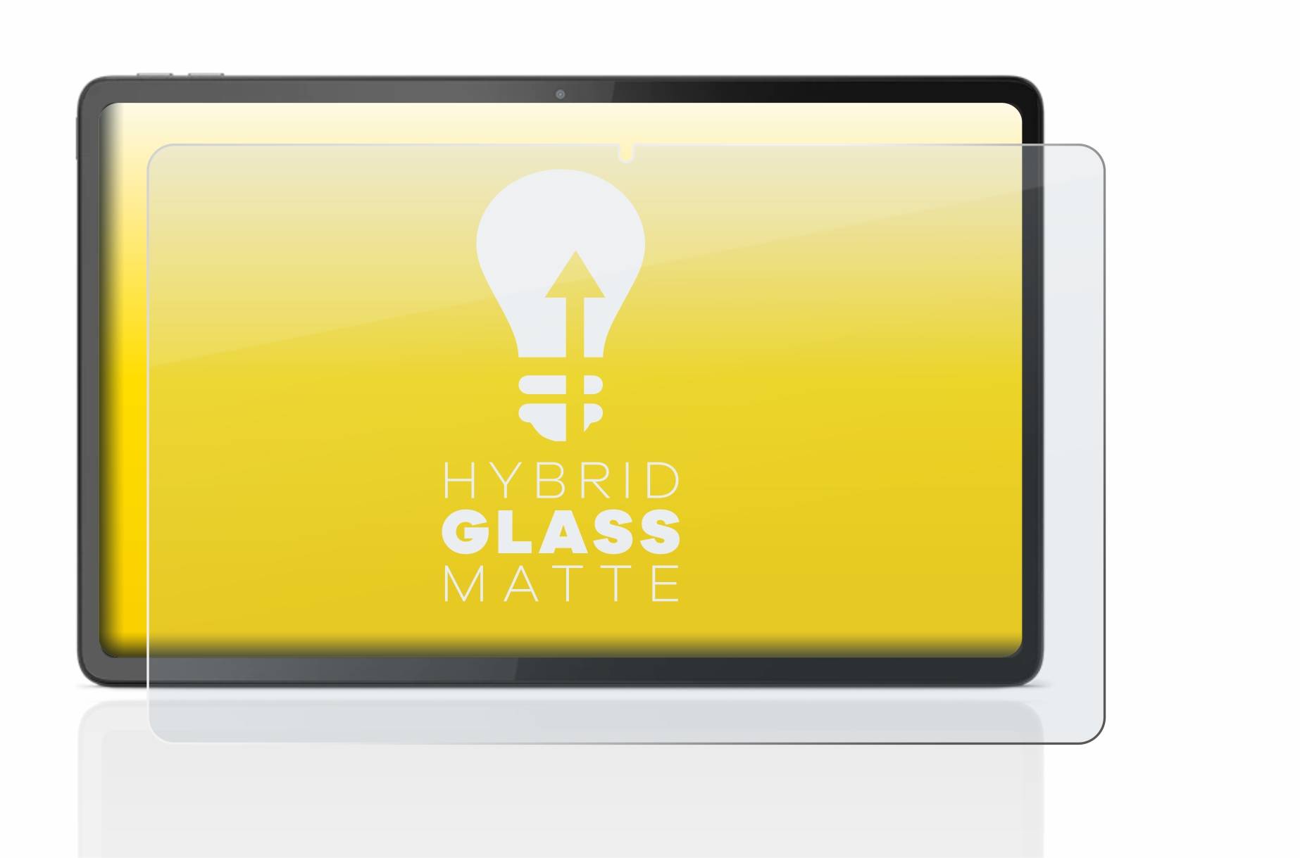 upscreen Hybrid Glass Matte Premium Schutzglas Folie für Lenovo Tab P11 Gen
