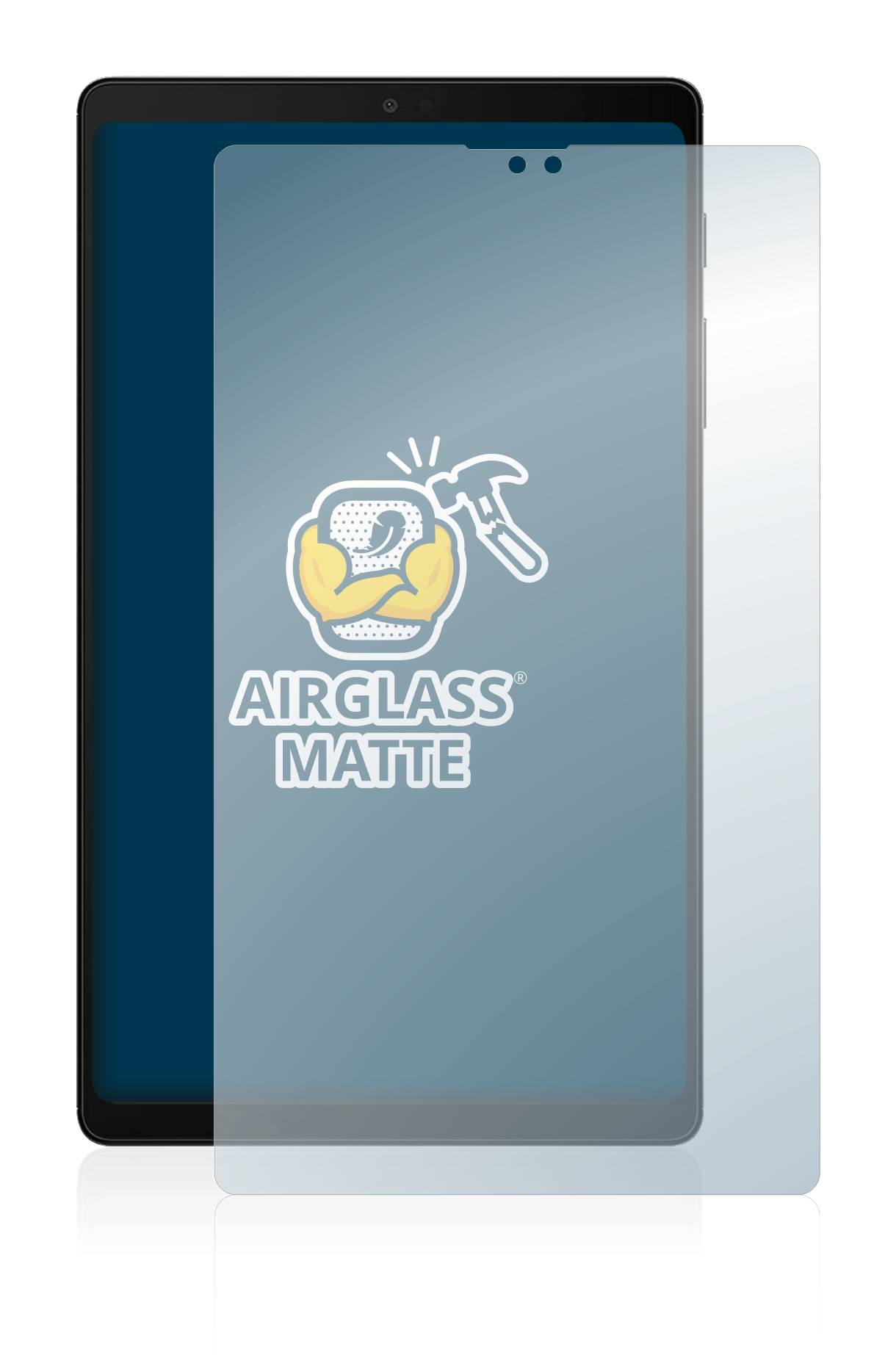 BROTECT AirGlass Flexible Schutz Glas Folie für Samsung Galaxy Tab A7 Lite 2022 Matt Entspiegelt