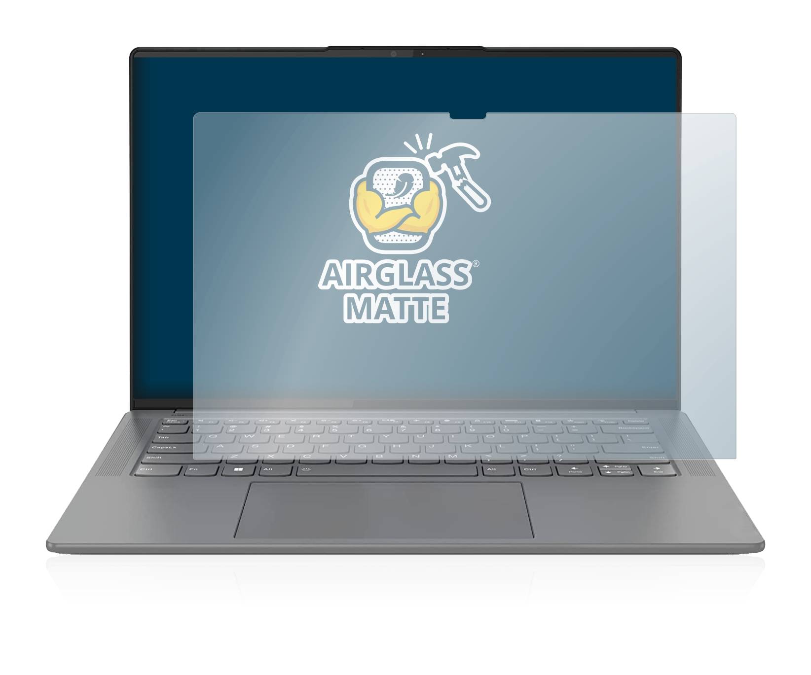 BROTECT AirGlass Matte Schutzglas Folie für Lenovo Yoga Slim 7 Pro