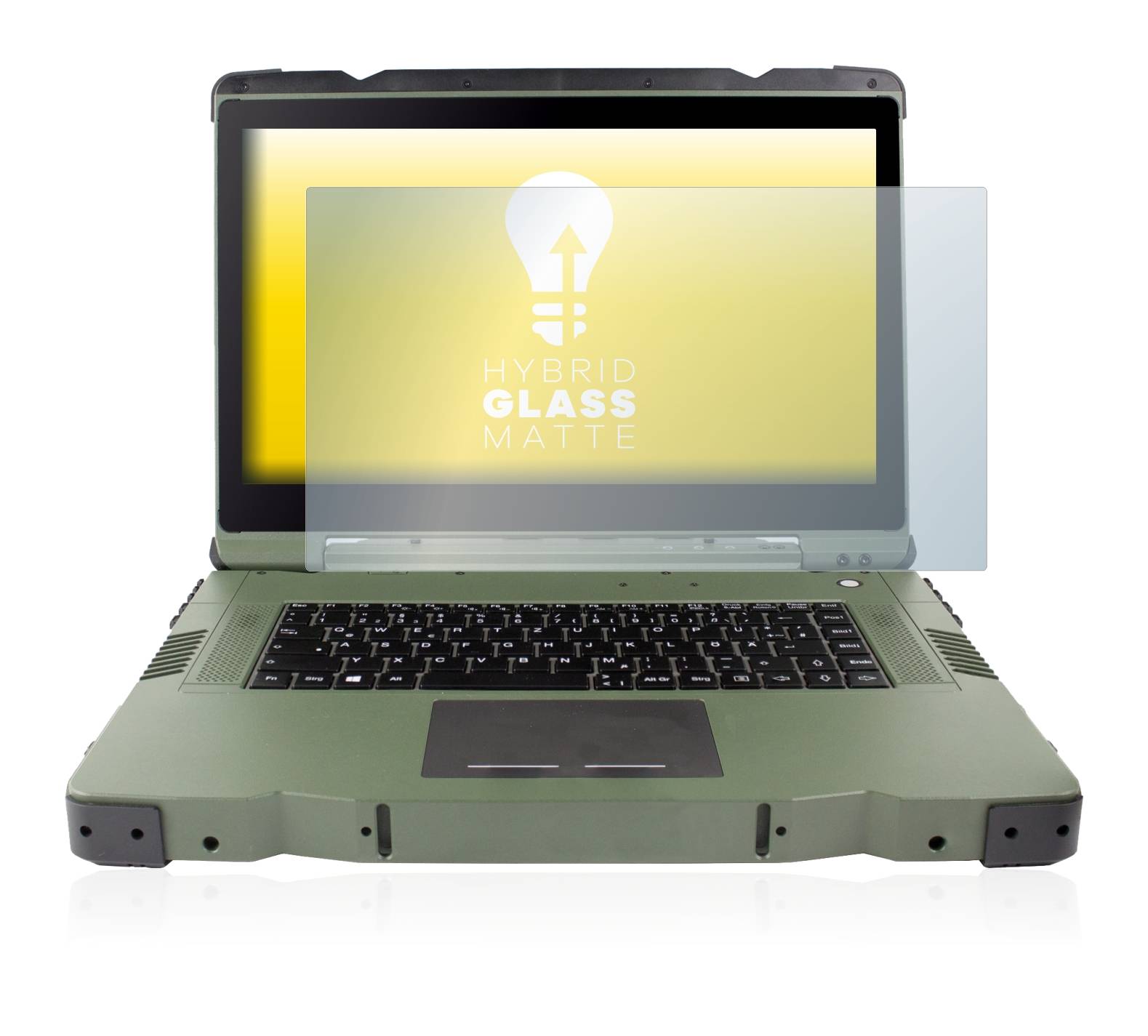 upscreen Hybrid Glass Matte Premium Schutzglas Folie für Roda Lizard