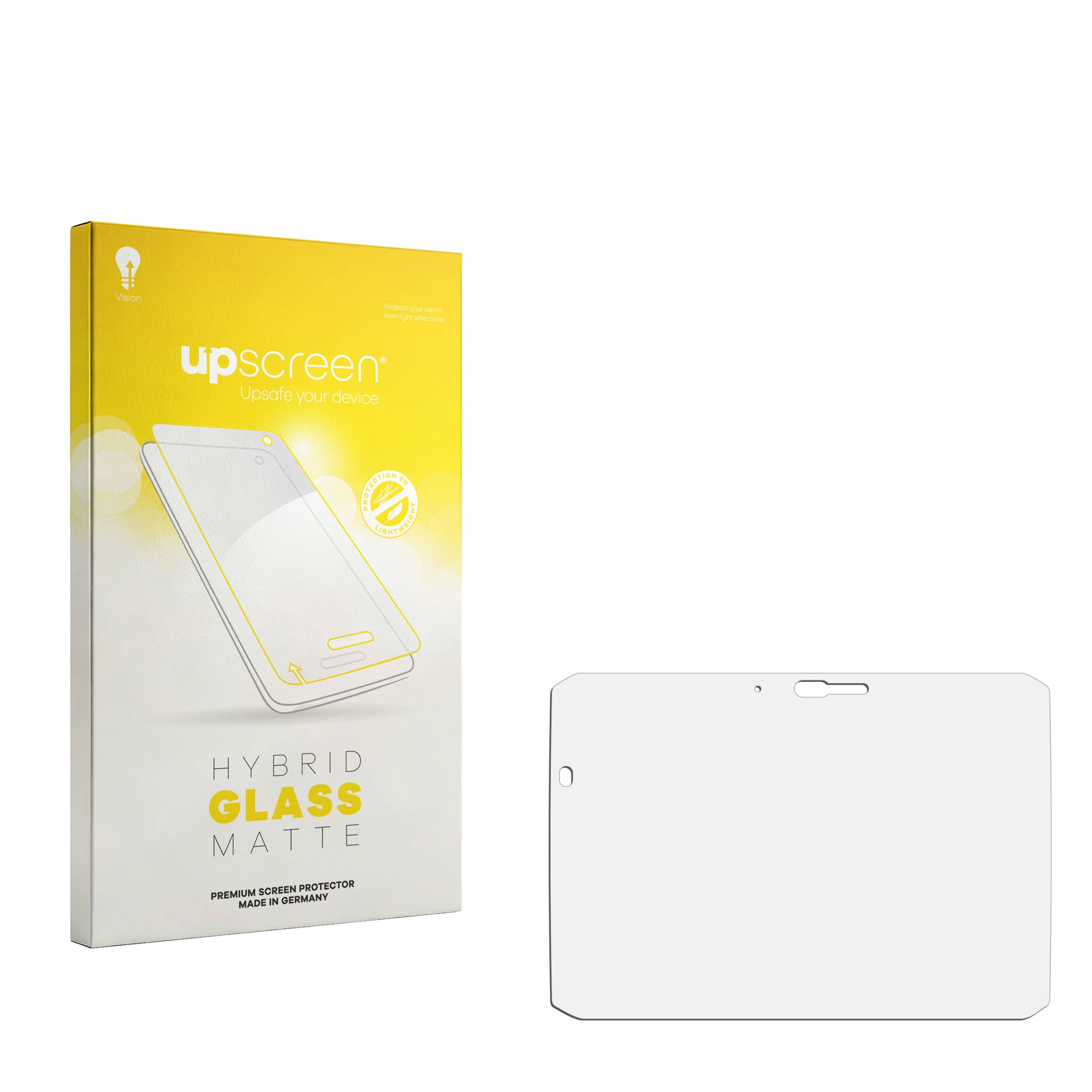 upscreen Hybrid Glass Matte Premium Schutzglas Folie für Zebra ET80 /
