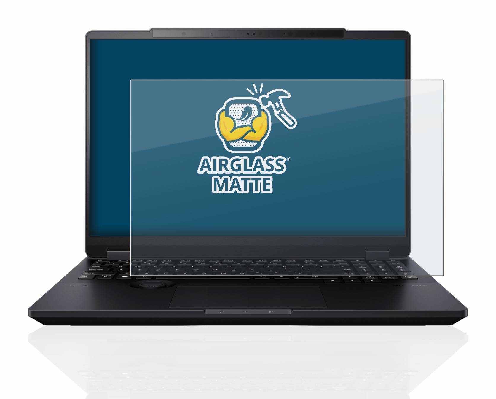 BROTECT AirGlass Matte Schutzglas Folie für Asus ProArt StudioBook 16 3D