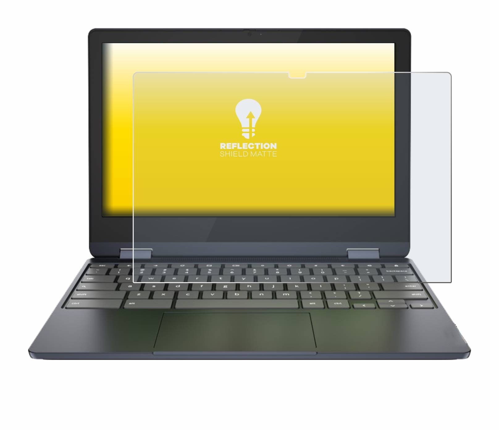 upscreen Reflection Shield Matte Premium Displayschutzfolie für Lenovo IdeaPad Flex 3