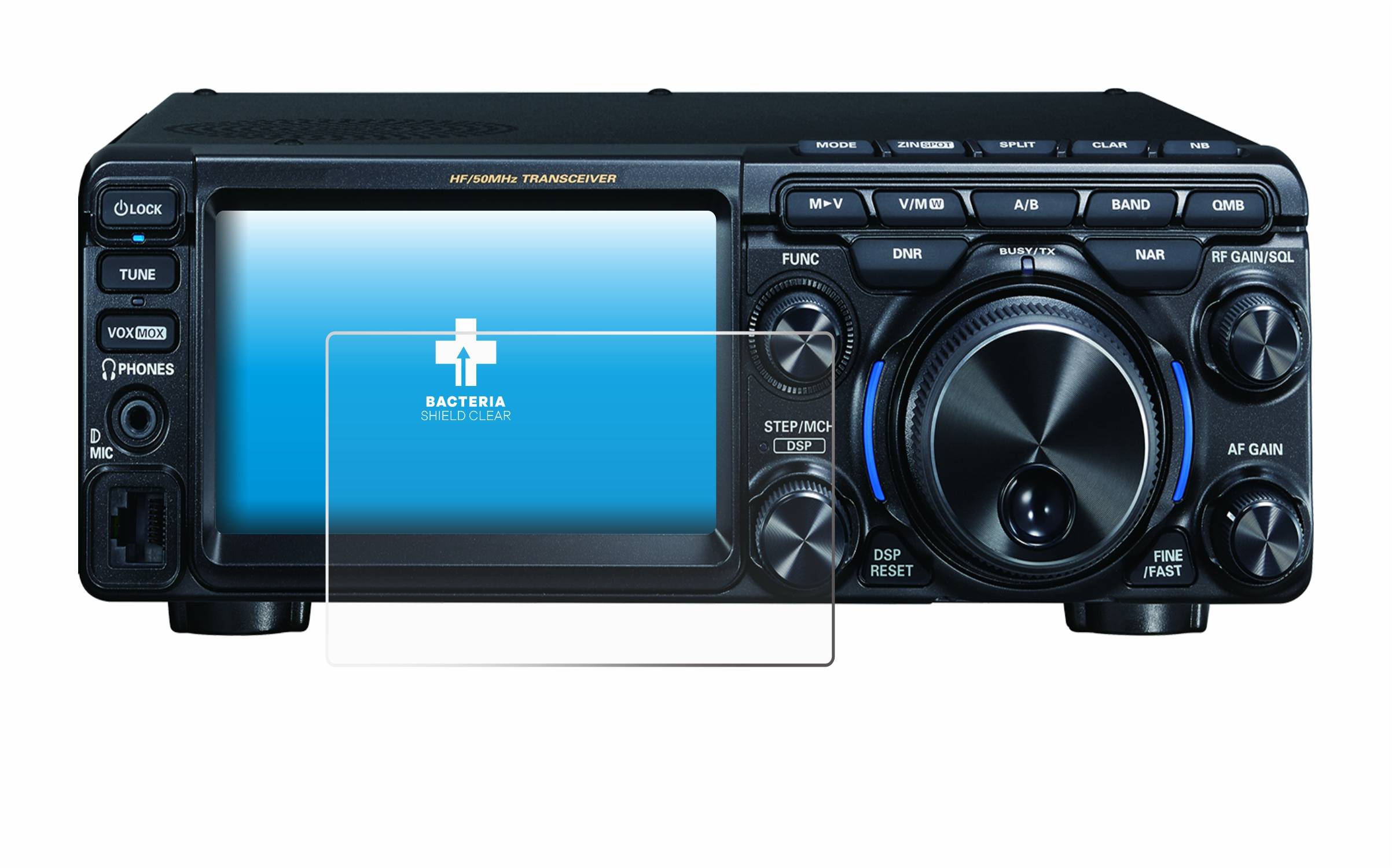 upscreen Bacteria Shield Clear Premium Antibakterielle Displayschutzfolie für Yaesu