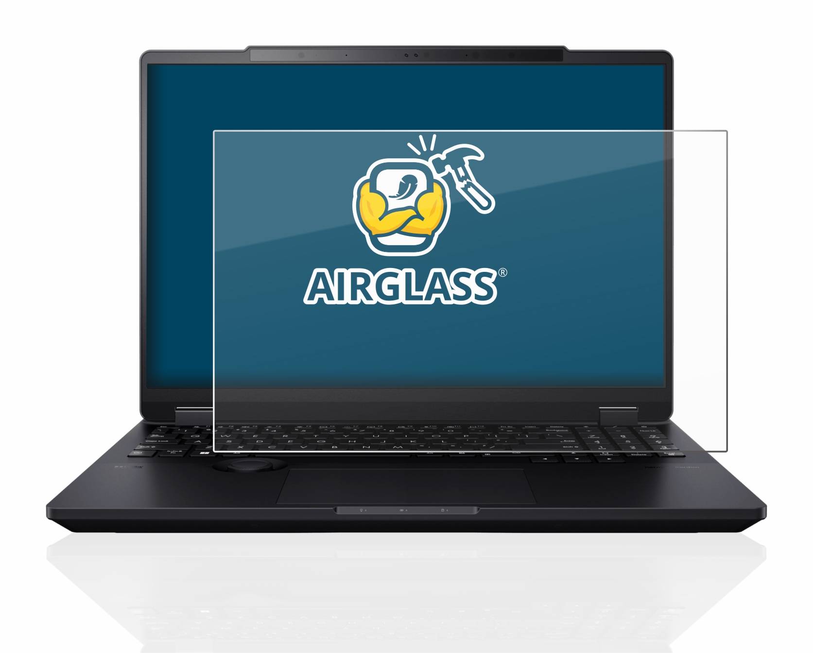 BROTECT AirGlass Schutzglas Folie für Asus ProArt StudioBook 16 3D