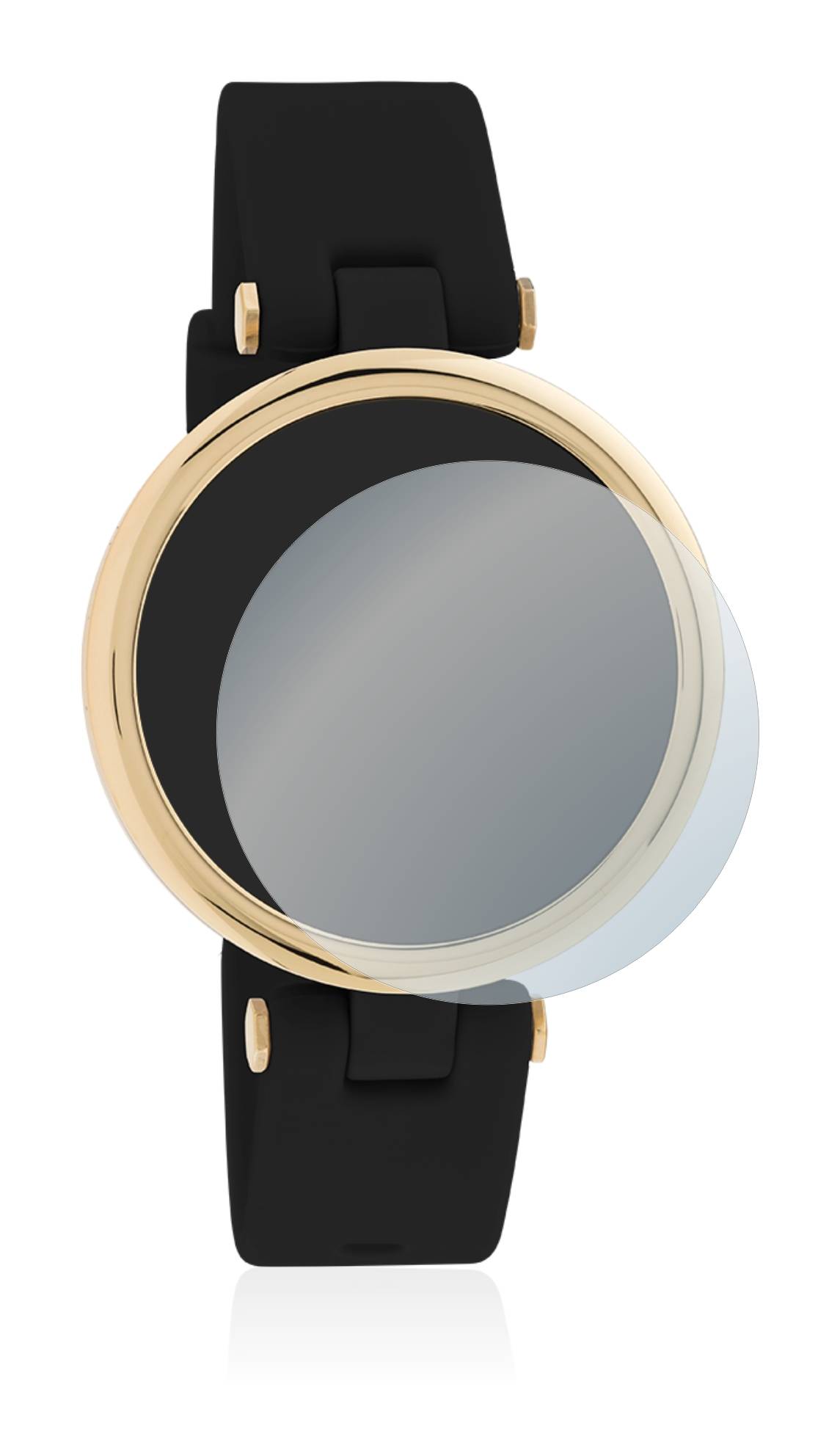 upscreen Scratch Shield Clear Premium Displayschutzfolie für Oozoo Smartwatches Q0040