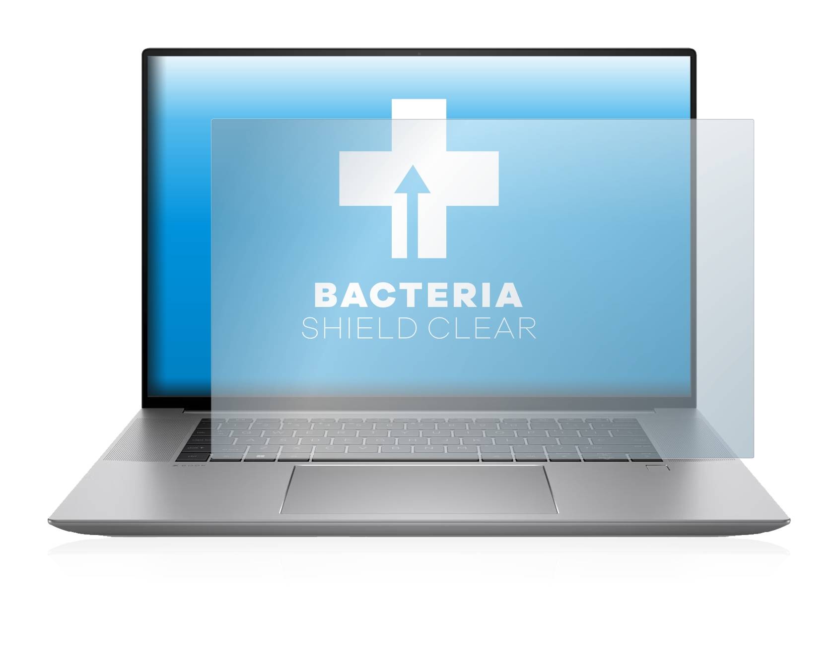 upscreen Bacteria Shield Clear Premium Antibakterielle Displayschutzfolie für HP Zbook