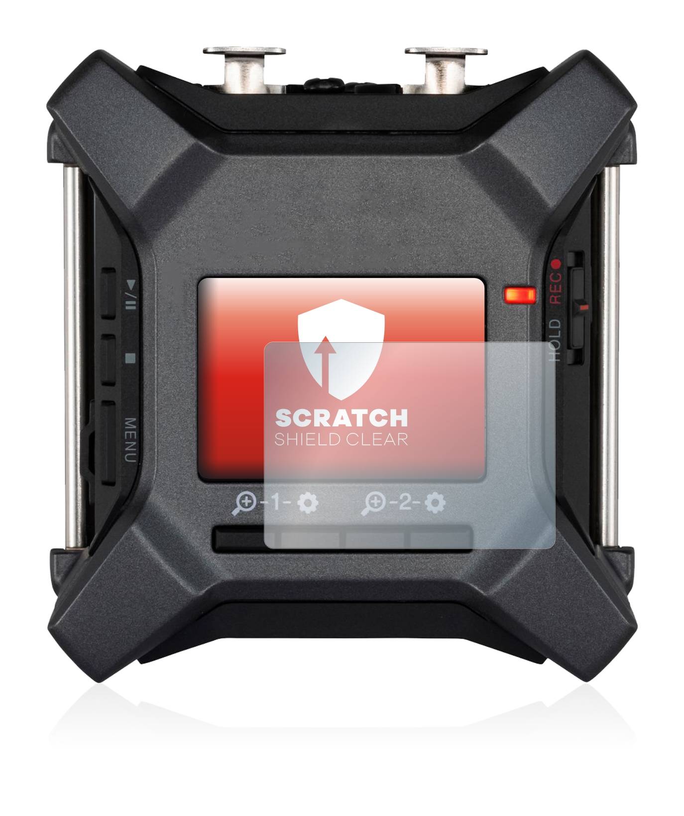upscreen Scratch Shield Clear Premium Displayschutzfolie für Zoom F3 field