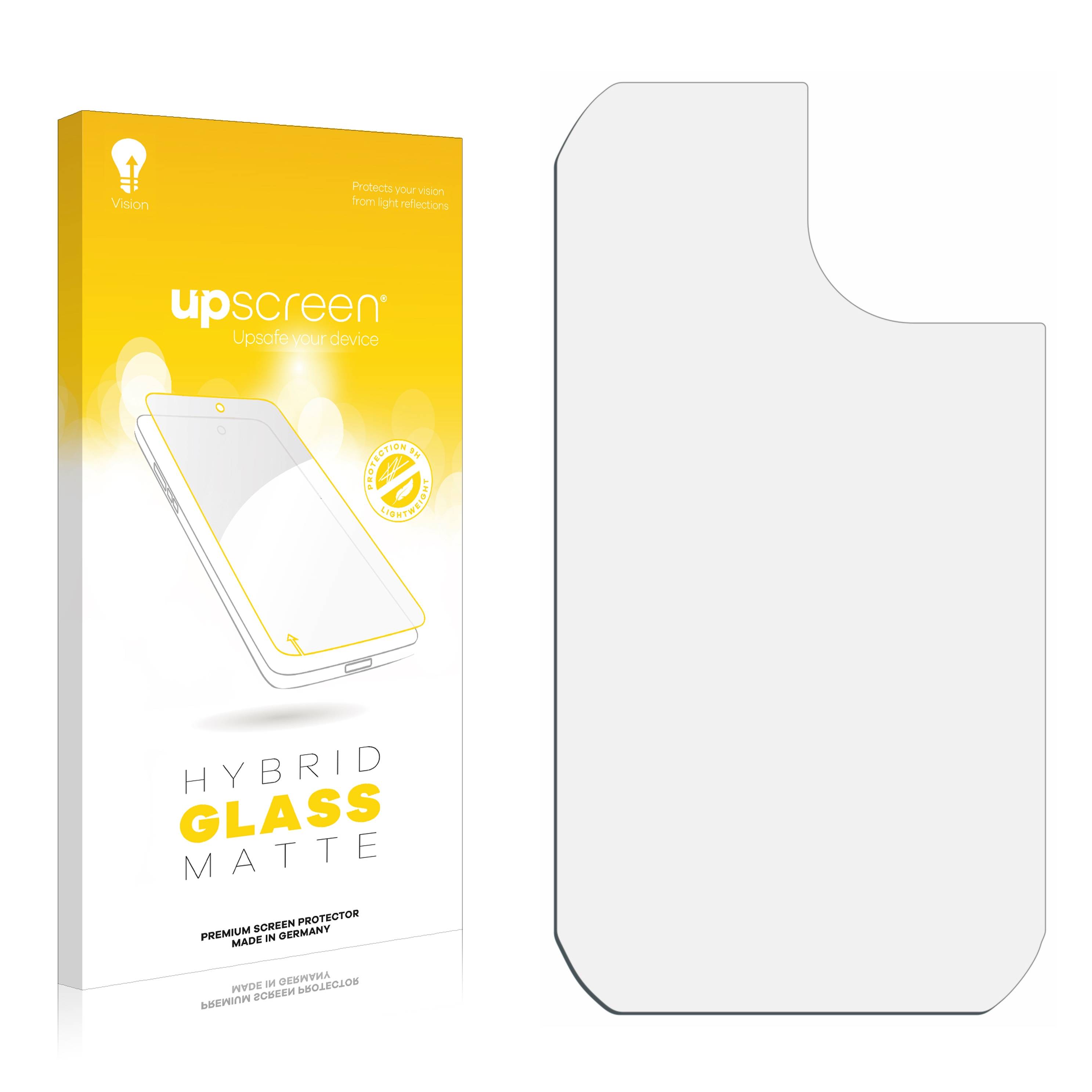 upscreen Hybrid Glass Matte Premium Schutzglas Folie für Garmin Alpha 10
