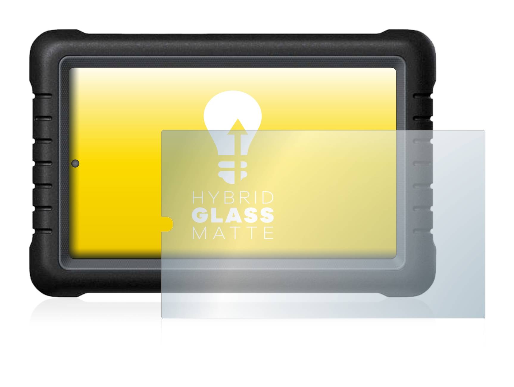upscreen Hybrid Glass Matte Premium Schutzglas Folie für LAUNCH X431 PROS