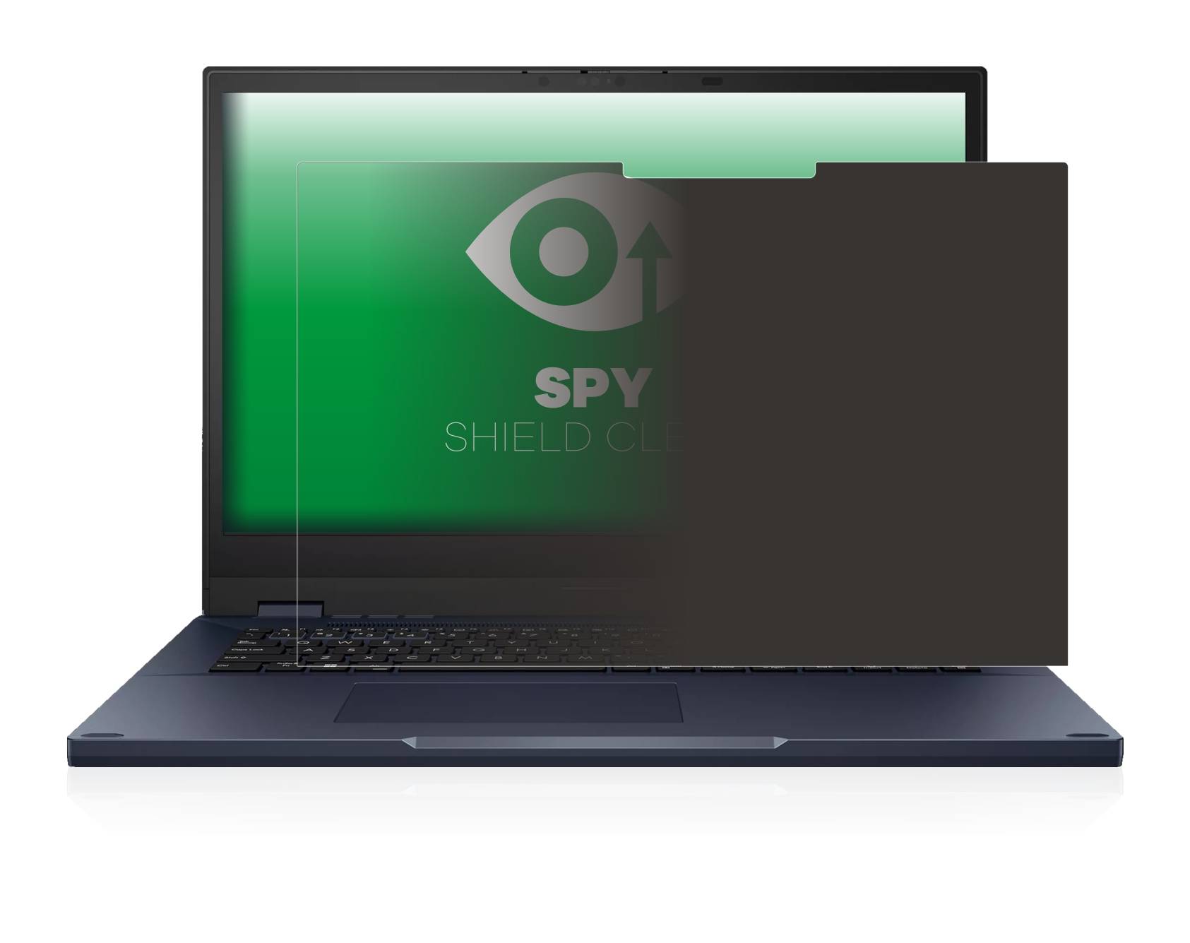 upscreen Spy Shield Clear Premium Blickschutzfolie für Asus ExpertBook B6 Flip (12.