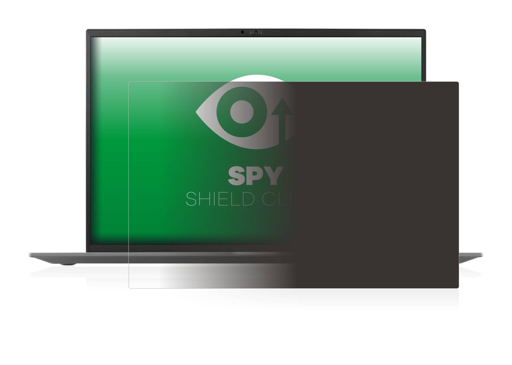 upscreen Spy Shield Clear Premium Blickschutzfolie für LG Gram 17