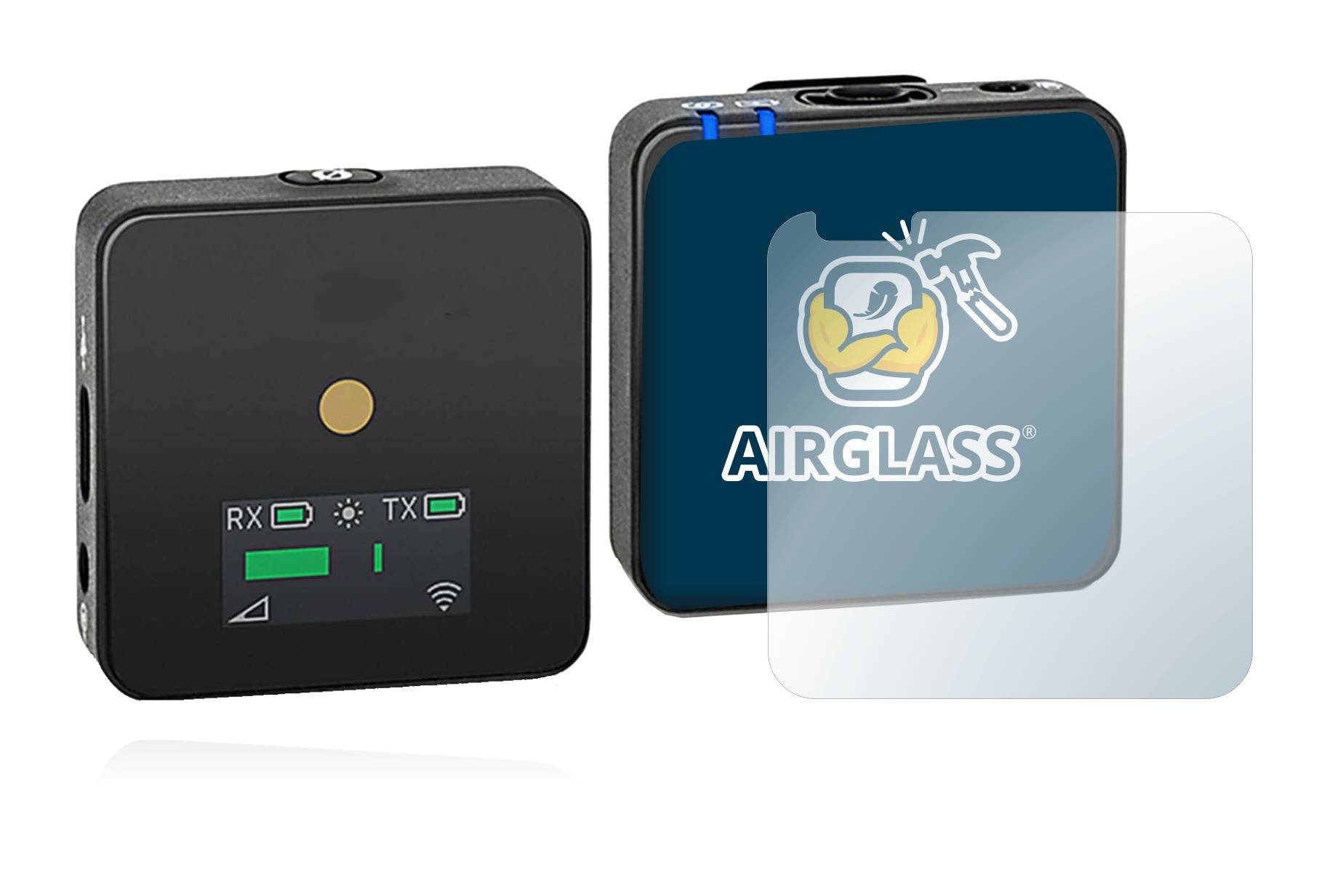 BROTECT AirGlass Schutzglas Folie für RØDE Wireless GO II RODE Wireless GO