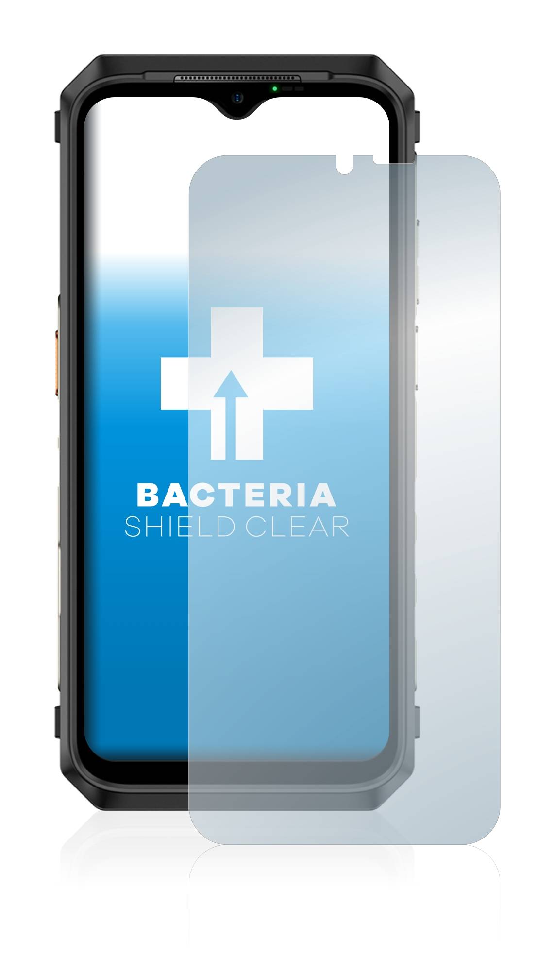 upscreen Schutzfolie für Ulefone Power Armor 18T Antibakterielle Folie Klar Anti-Kratzer