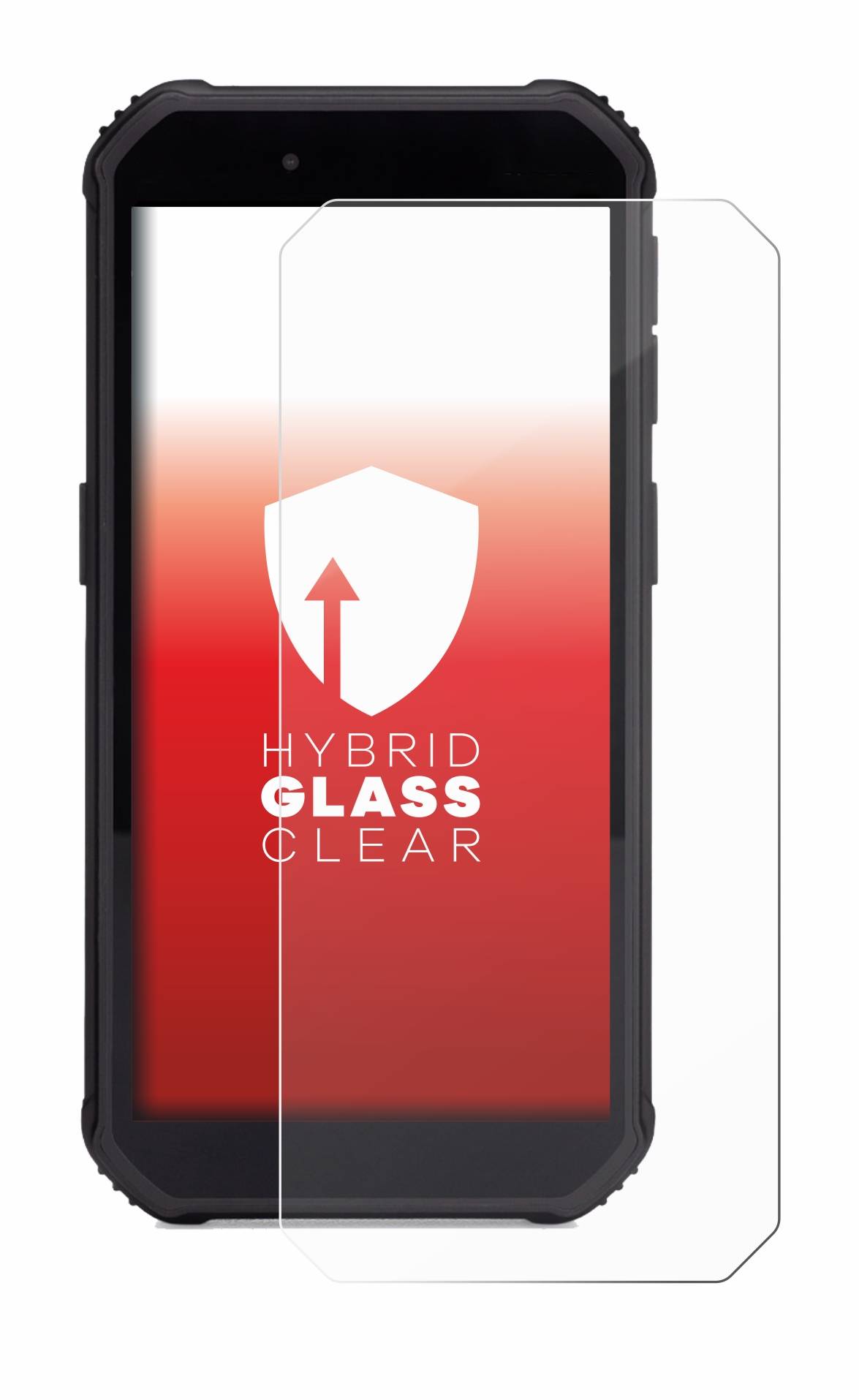 upscreen Hybrid Glass Clear Premium Schutzglas Folie für SkyCaddie