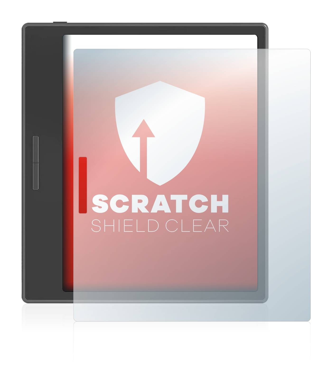upscreen Schutzfolie für Onyx Boox Leaf 2 Black Edition Kratzschutz Anti-Fingerprint Klar