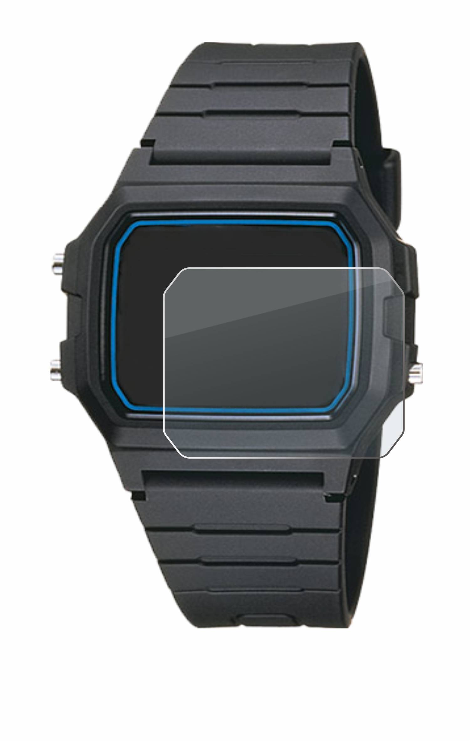 upscreen Hybrid Glass Matte Premium Schutzglas Folie für Casio