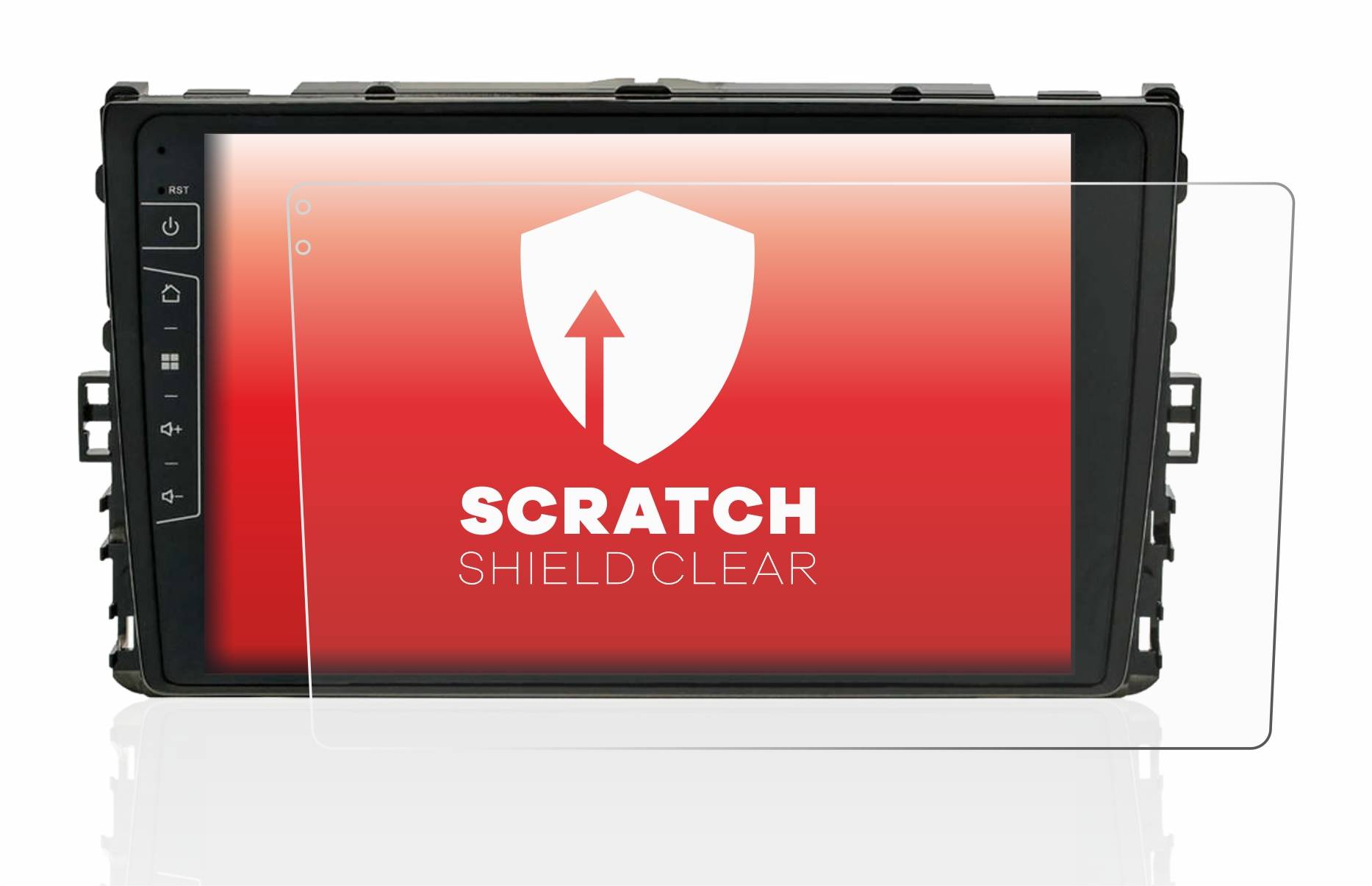 upscreen Schutzfolie für Dynavin D8-DF63 10.1" Kratzschutz Anti-Fingerprint Klar