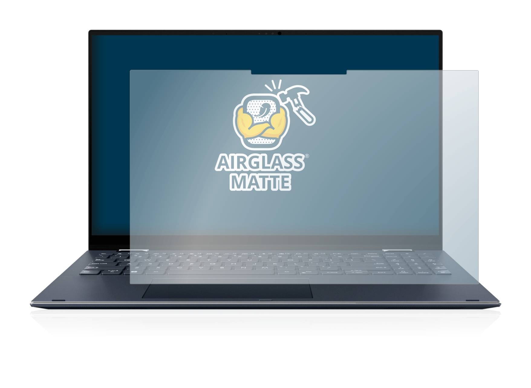 BROTECT AirGlass Matte Schutzglas Folie für Asus ZenBook Pro 15 Flip