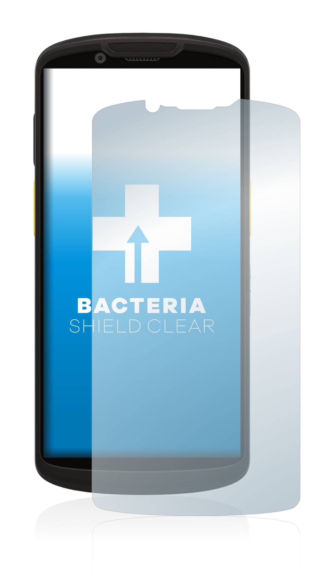 upscreen Bacteria Shield Clear Premium Antibakterielle Displayschutzfolie für Zebra