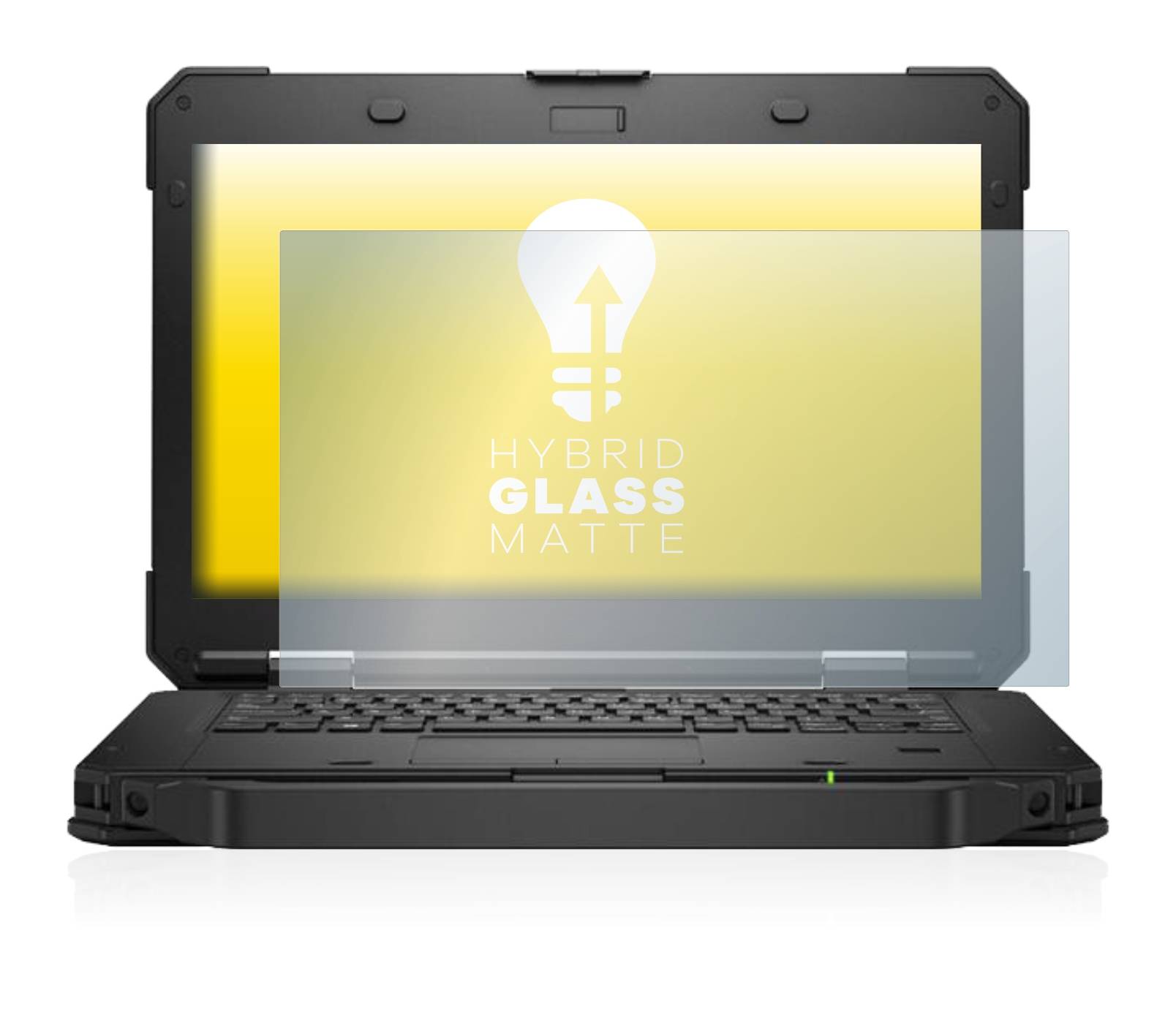 upscreen Hybrid Glass Matte Premium Schutzglas Folie für Dell Latitude 5430