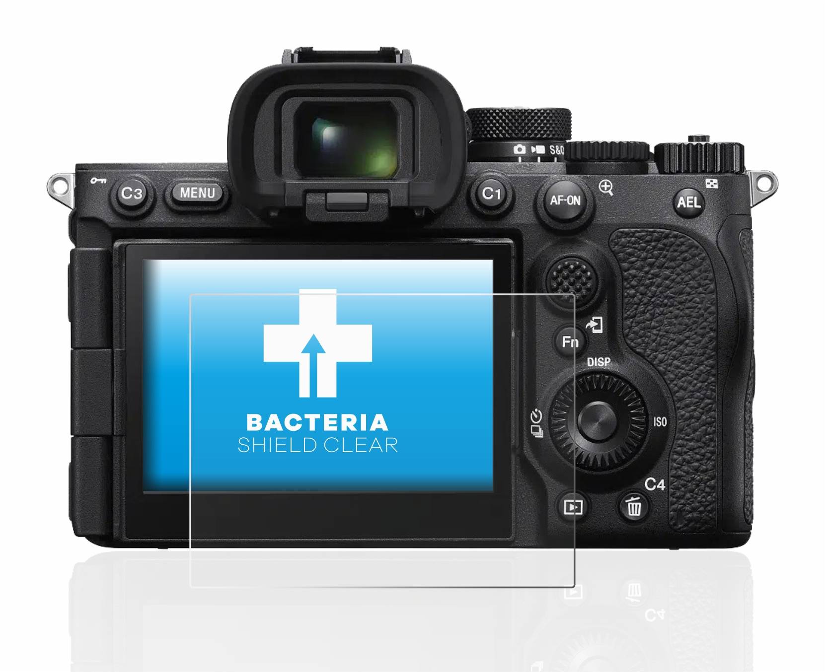 upscreen Bacteria Shield Clear Premium Antibakterielle Displayschutzfolie für Sony Alpha 7R