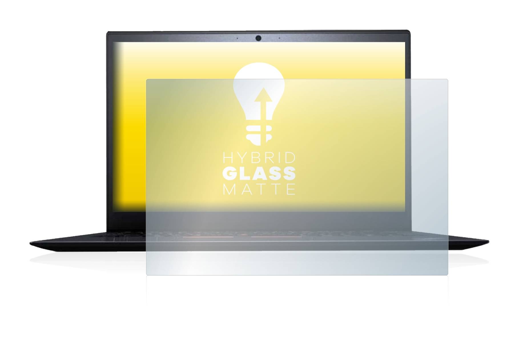 upscreen Hybrid Glass Matte Premium Schutzglas Folie für Lenovo ThinkPad X1 Carbon Non-Touch