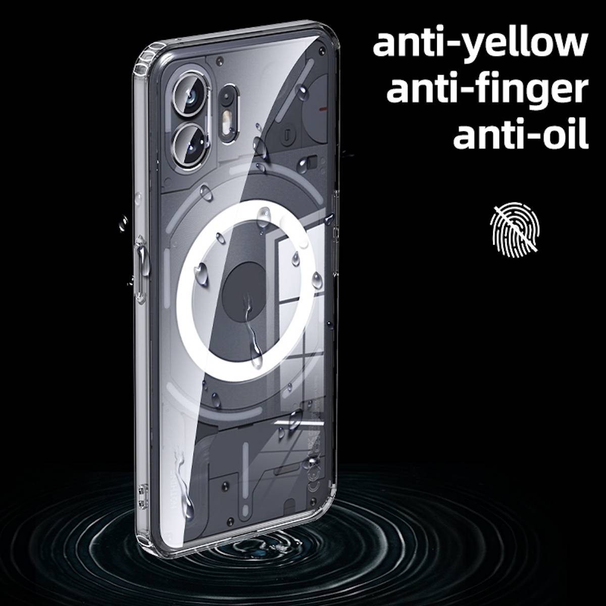Für Nothing Phone 2 Armor Hartschalen TPU PC Transparente Schutzhülle