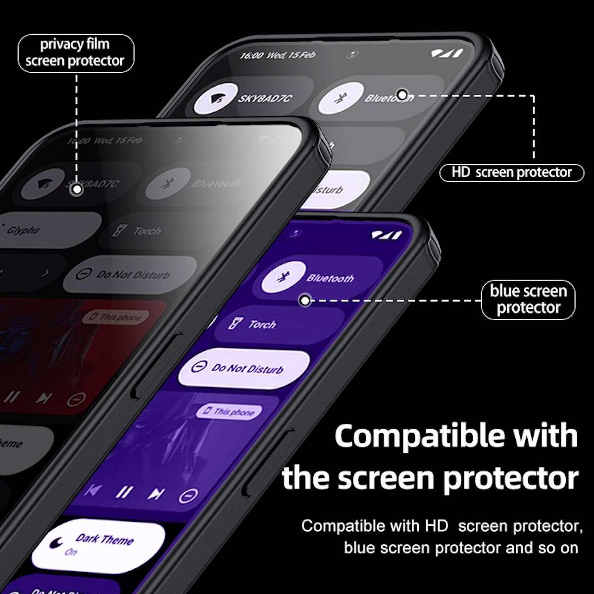 Für Nothing Phone 2 Armor Hartschalen TPU PC Transparente Schutzhülle