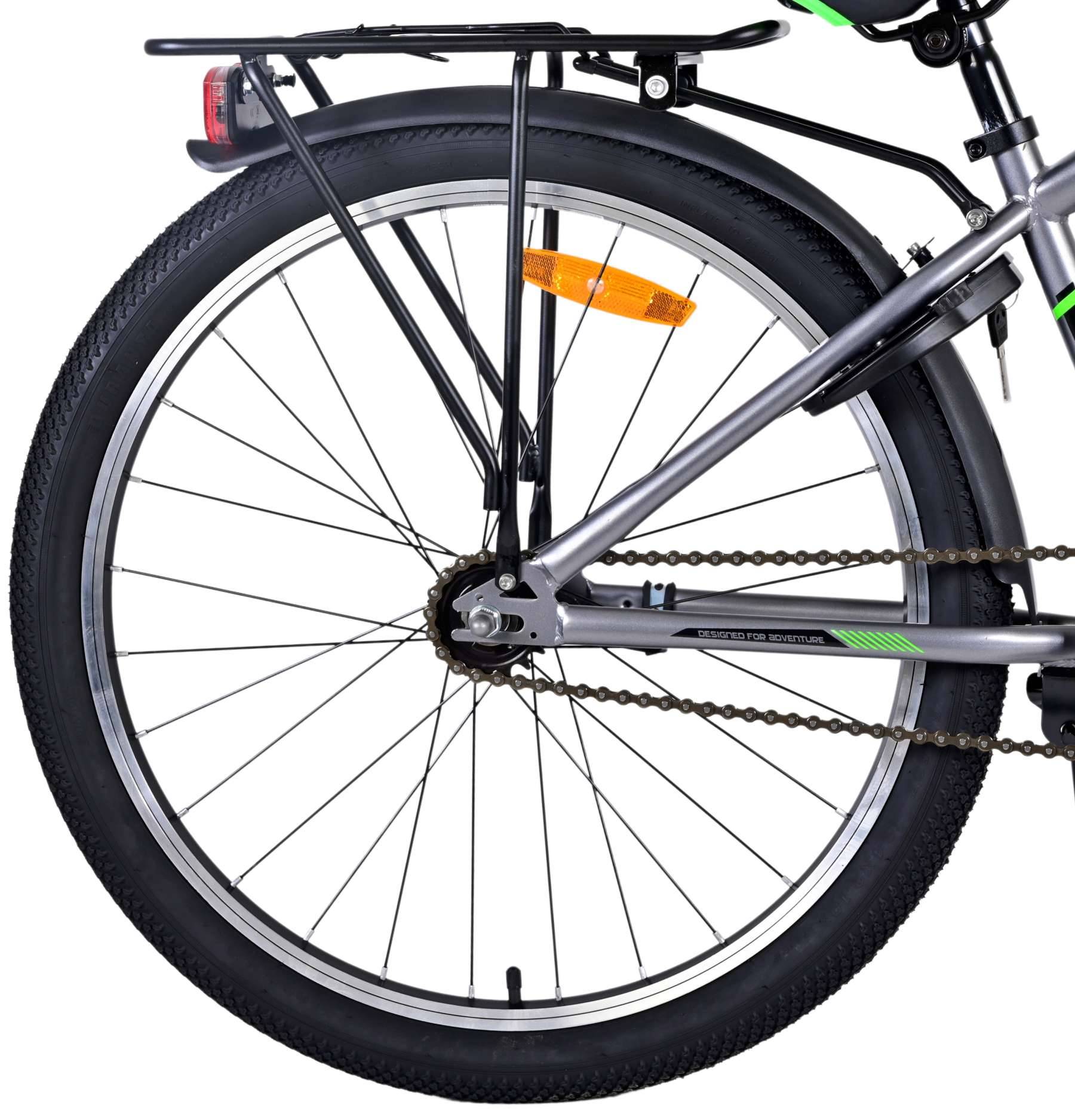 Volare Cross Childrens Bicycle - Jungen - 24 Zoll - Dunkelgrau - 18 Gänge