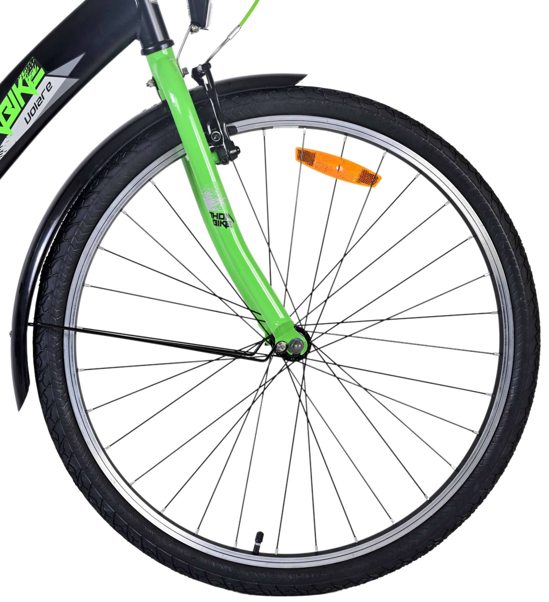 Volare Thombike Childrens Bicycle - Jungen - 26 Zoll - Schwarzes Grün - Zwei Handbremsen