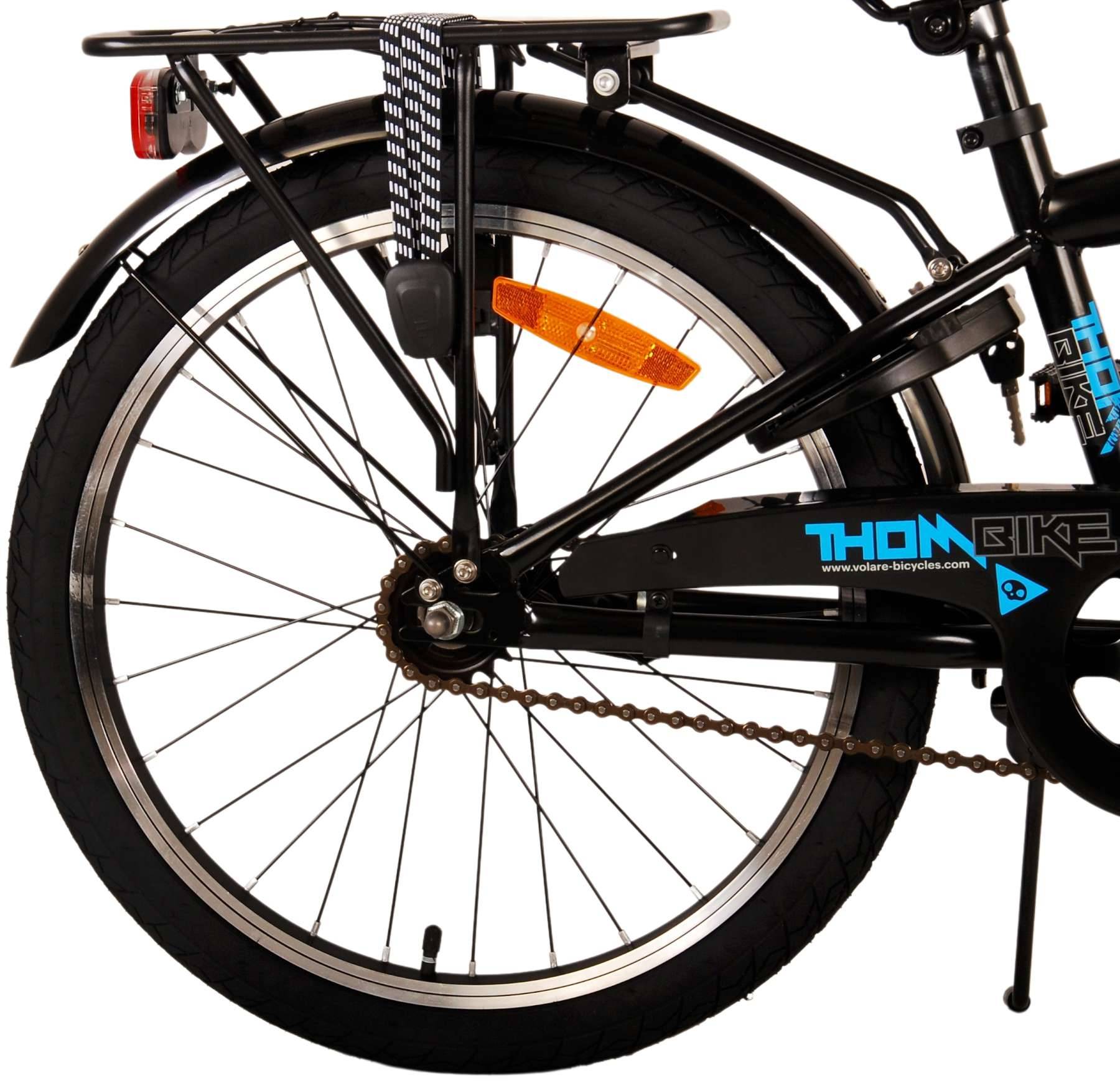 Volare Thombike Childrens Bike - Jungen - 20 Zoll - Schwarzblau - Zwei Handbremsen